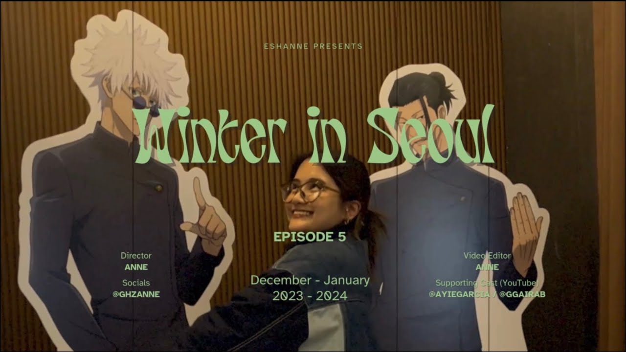 myeongdong shopping, jujutsu kaisen cafe & hongdae adventures | winter in seoul ep. 5