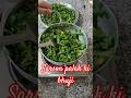 #sarson #palak #bhuji #harisabji #aloo #quickrecipe #vegetableslover #fitness #cooking  #dinner