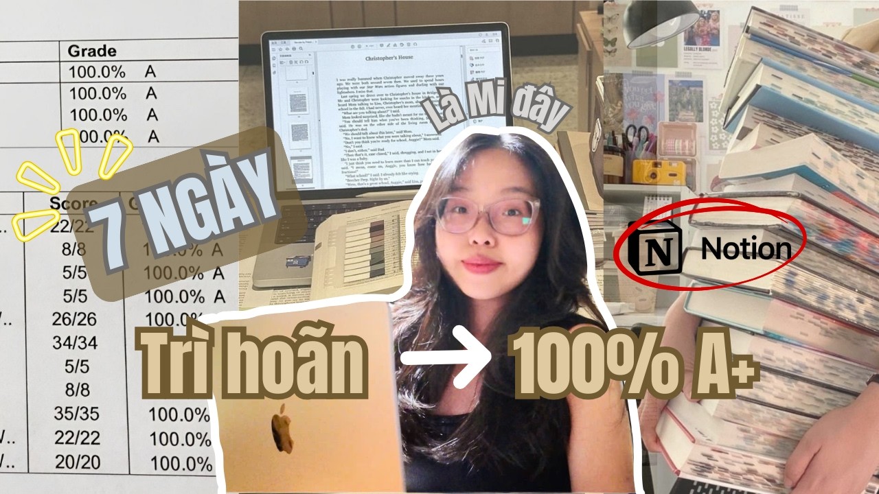 Lộ trình 7 ngày lấy lại phong độ học tập + Quà tặng Template Notion miễn phí