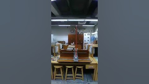 Inverted pendulum PID control (with distance sensor) + disturbance