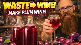Making Plum Wine From 40kg of Reject Plums