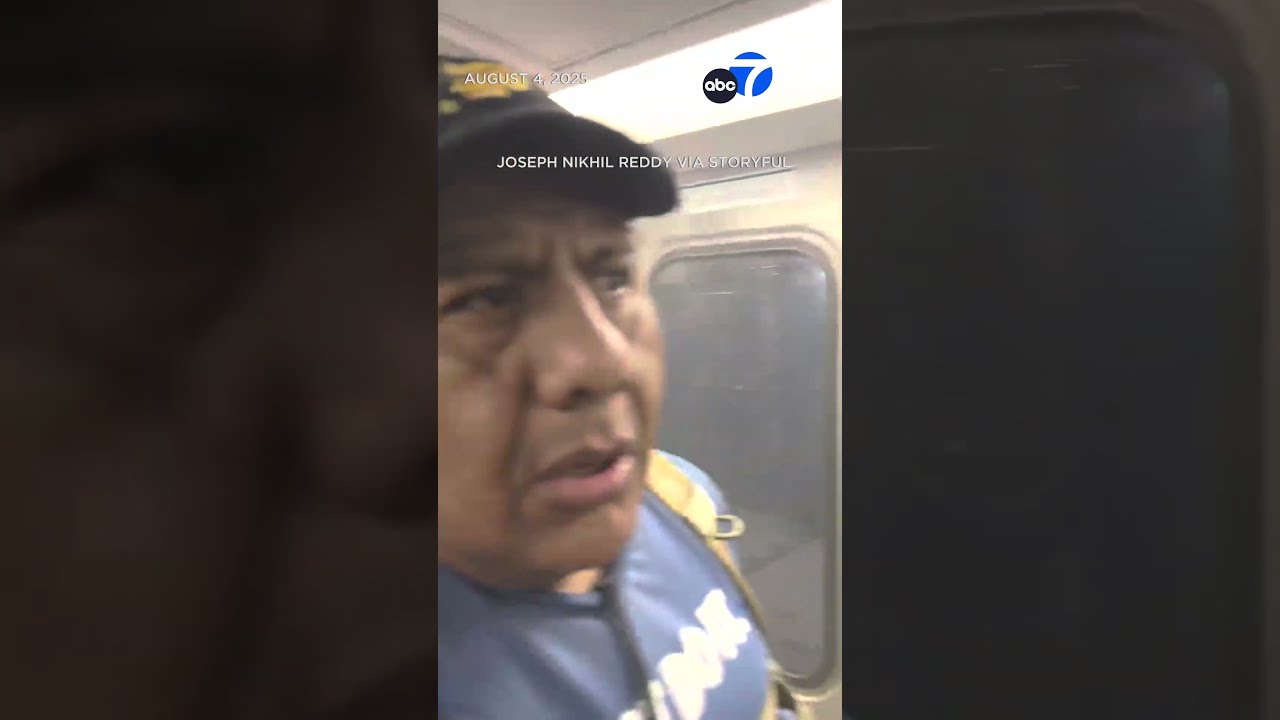 Terrifying Moment Fire Sends Train Passengers Fleeing