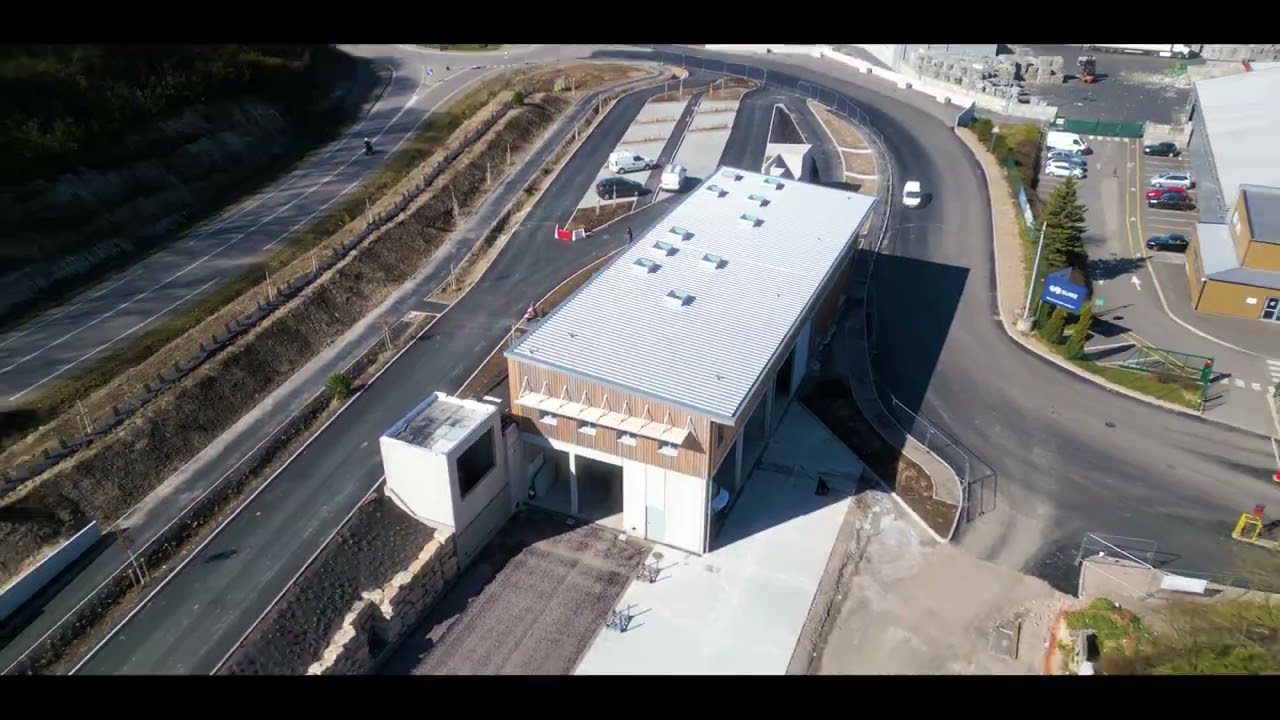 Travaux d'Épinal-Razimont - Phase 1 : Le bâtiment de services et Drive