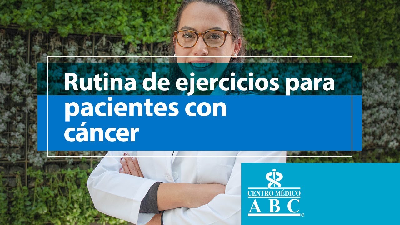 Rutina de ejercicios adaptados a pacientes con cáncer
