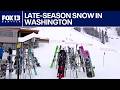 Late-season snow boosts hopes for Cascades ski resorts after dry winter | FOX 13 Seattle