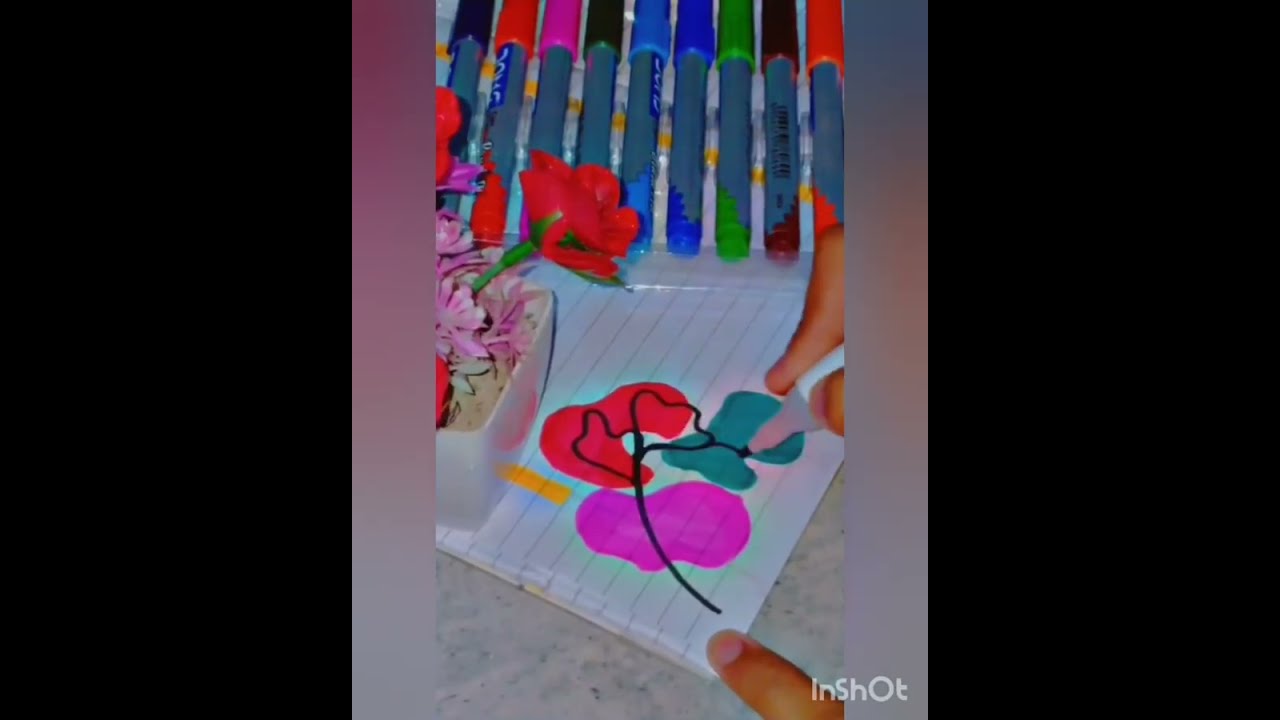 6 flower aesthetic border design 🌸🌸