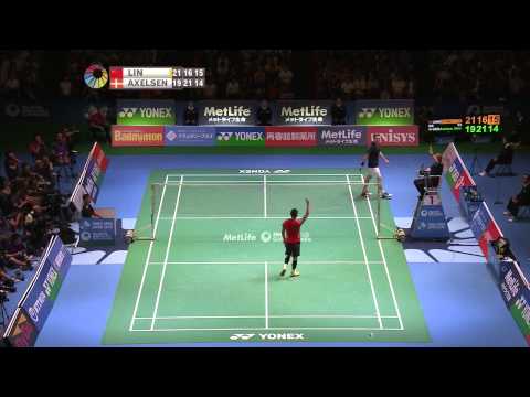 Yonex Japan Open 2015 | Badminton F M3-MS | Lin Dan vs Viktor Axelsen
