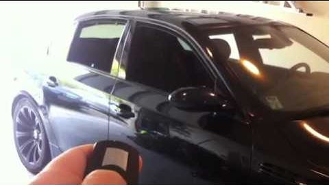 BMW e60 Folding Mirrors and Windows Up