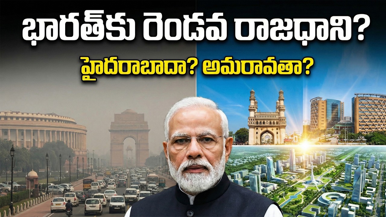 🔥 భారత్‌కు రెండవ రాజధాని? హైదరాబాద్ లేదా అమరావతి – అసలు నిజం ఏమిటి?