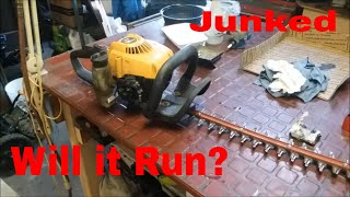 Junked  Poulan Pro 2 Stroke Hedge Trimmer Wont Run  Lets Fix It!