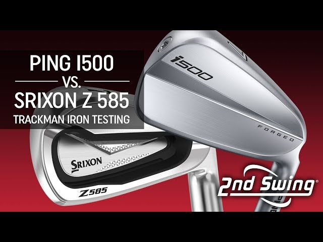 PING i500 vs. Srixon Z 585: Trackman Iron Testing - YouTube
