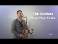 The weeknd  save your tears saxophone cover by jk sax