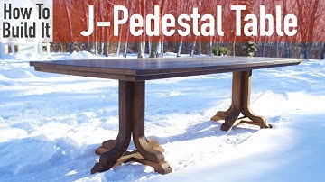 J-Pedestal Dining Table