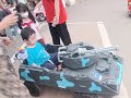 Xem ô tô trung thu rất vui vẻ các bé ơi 