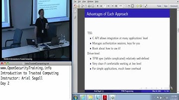 Day 2 Part 7: Intro Trusted Computing