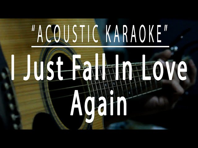 I just fall in love again - Anne Murray (Acoustic karaoke) class=