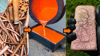 Melting Copper - Shed Build & Walkthrough - ASMR Metal Melting - Trash To Treasure - BigStackD