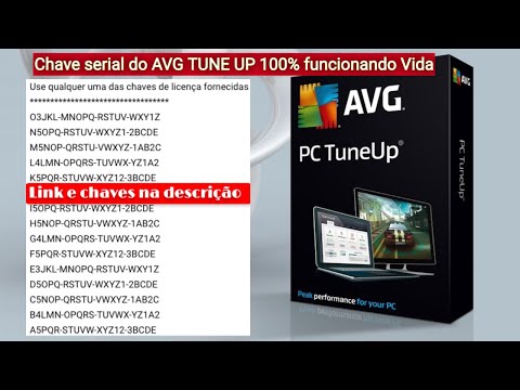Chave serial AVG TUNE UP 100% funcionando
