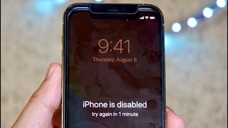 How To Un-Disable ANY iPhone!