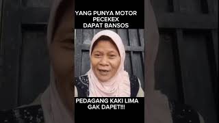 Download Lagu SANGAT MEWAKILI KATA-KATA DARI IBU INI - BANSOS YANG DAPET HANYA YANG PUNYA MOTOR PECEKEK MP3