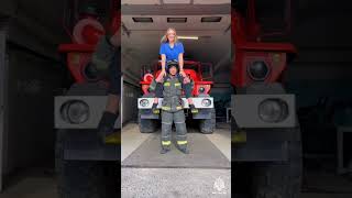 Владивостокские огнеборцы в челлендже #ПрофессияСильных #мчсроссии #firefighter #приморскийкрай