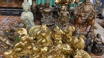 🔴🔴Bộ 12 con giáp bằng đồng _ Tượng đồng _ Đồ cũ _ Đồ Xưa. Ngày 23/1. #đồcổcầnthơ #cổvật #đồcủ