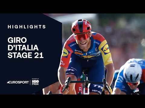 Video GIRO D'ITALIA 2026 - Jonathan Milan se paie les FRANÇAIS après un NUMÉRO de Filippo Ganna à Rome