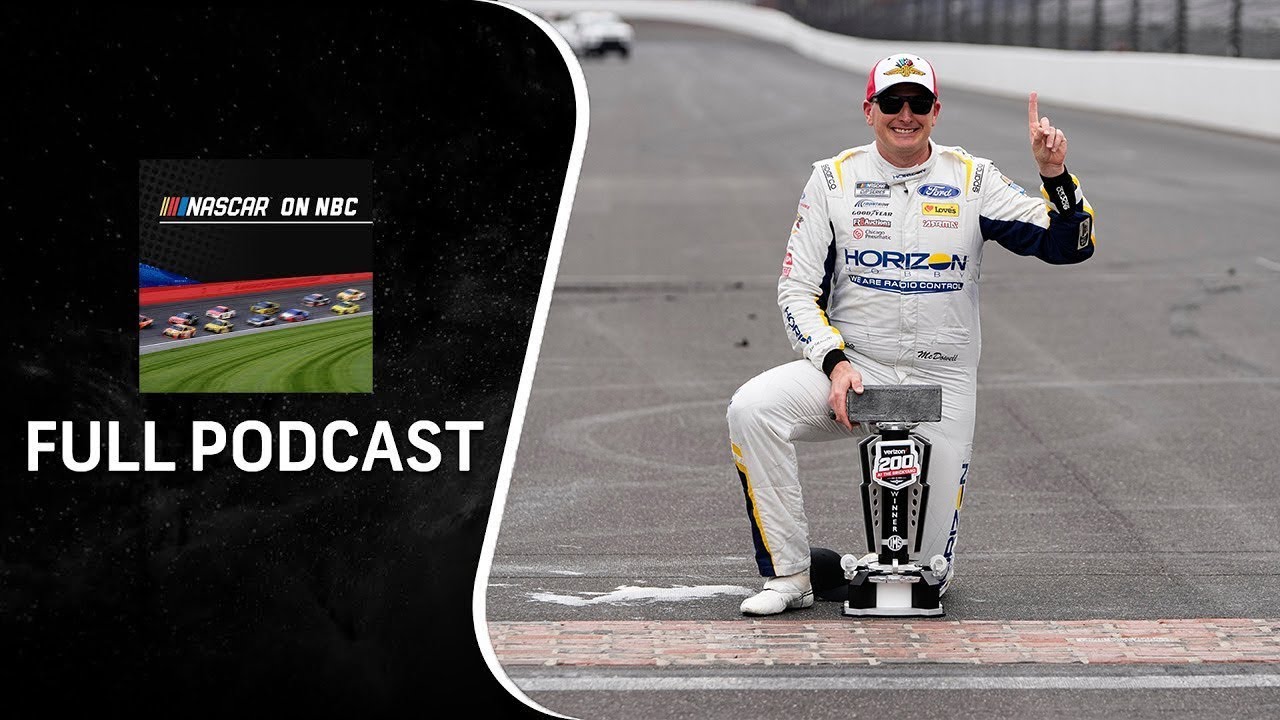 Michael McDowell has dream Indianapolis Motor Speedway Road Course weekend NASCAR on NBC Podcast