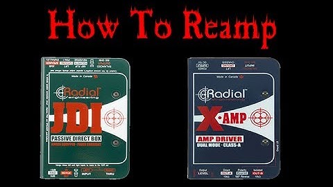 How to Reamp Axe Fx 2 with di boxes (Preset Download)
