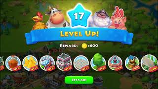 Township Day-20 : Level 16 to level 17