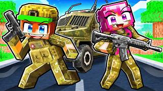 Johnny and Daisy Become ARMY in Minecraft!