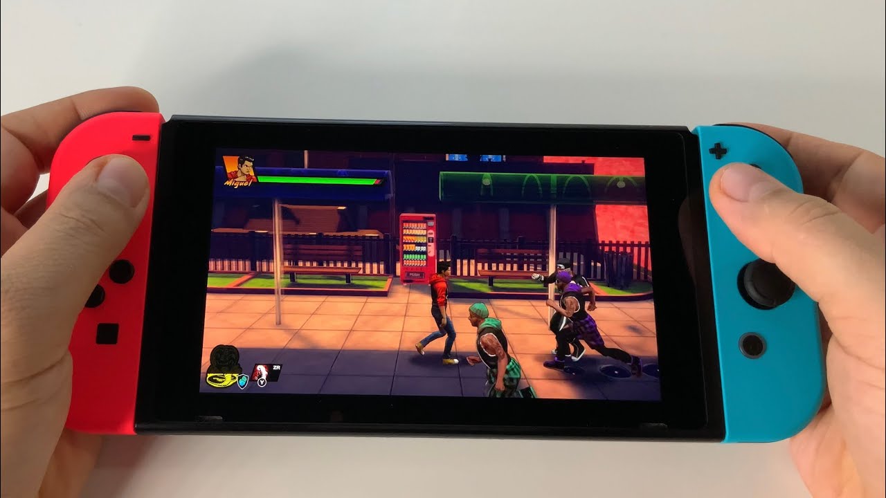 Cobra Kai Nintendo Switch handheld gameplay YouTube
