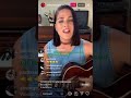 Cassadee Pope - No Now - IG Live - May 30, 2021