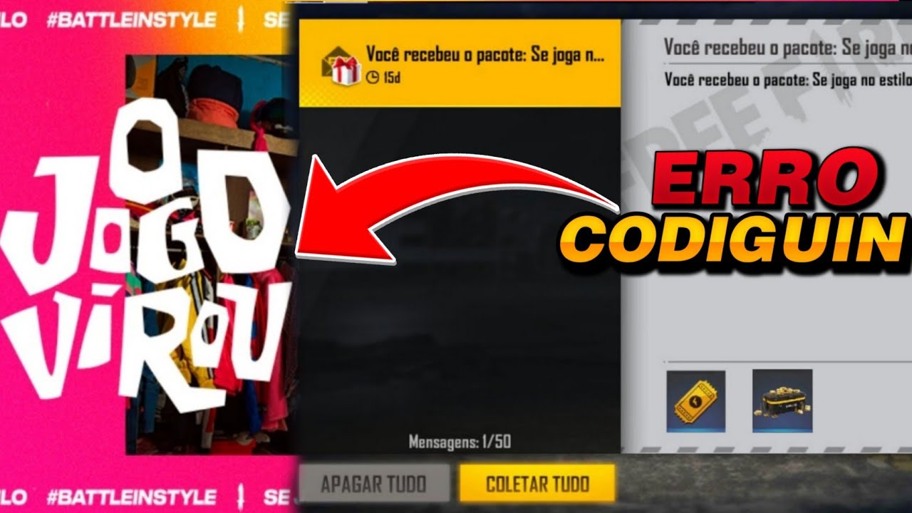 CODIGUIN FF: novo código Free Fire infinito e universal da CBF que todos  podem resgatar