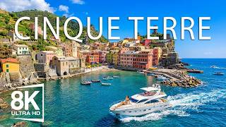 Cinque Terre 8K Ultra HD 🌊 Discover The Most Colorful Villages, Cliffs &amp; Coastal Charm