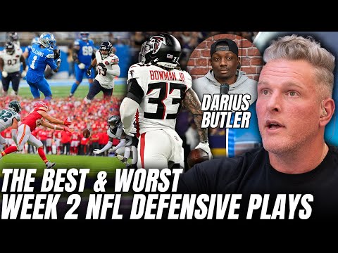 Thumbnail for The Best & Worst Defensive Plays From NFL Week 2 | Pat McAfee Show