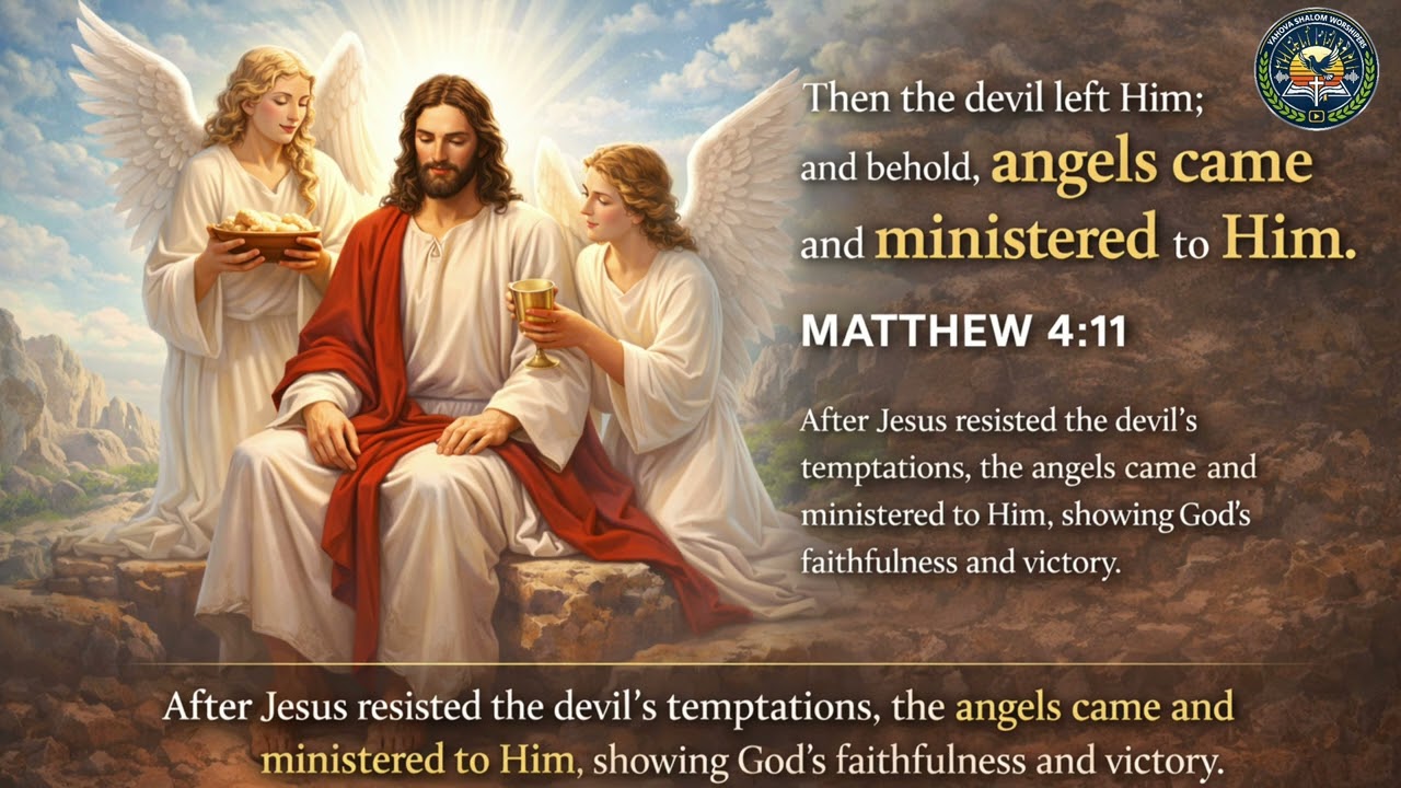 जब परीक्षा खत्म हुई, मदद आ गई | मत्ती 4:11 //  Yahova Shalom Worshipers 