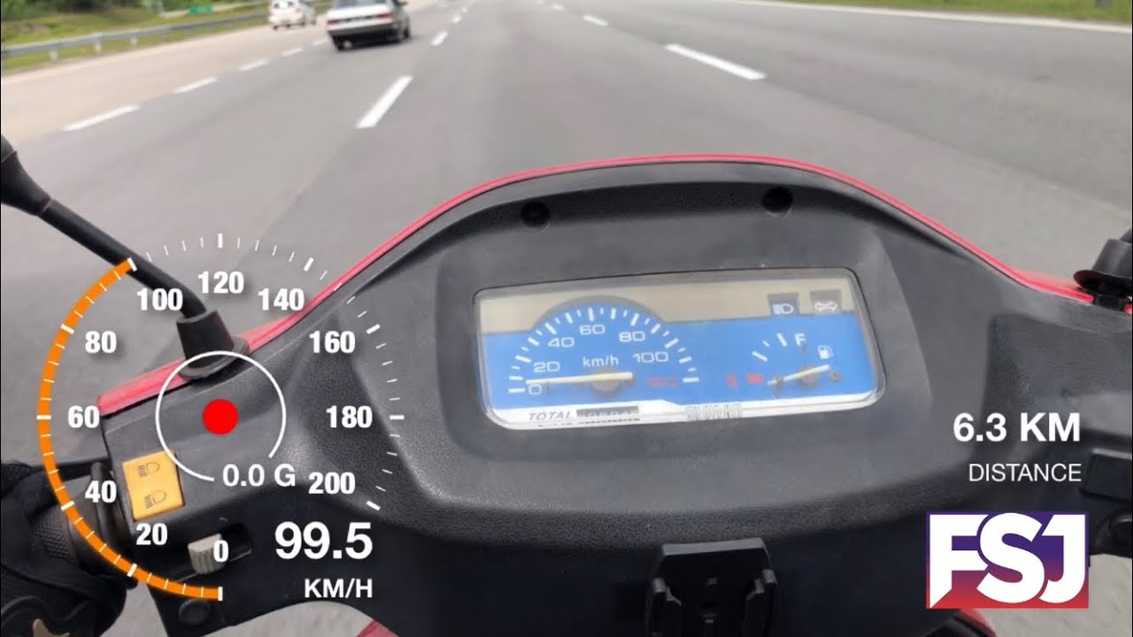 TOP SPEED SUZUKI VS150 (STANDARD REBAN) - 1ST RUN