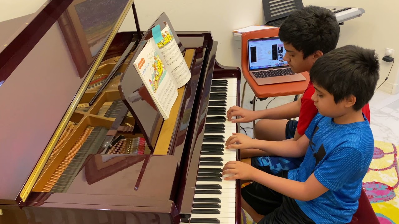 Comical Train Ensemble - Grand Piano