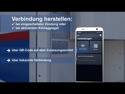 Einfache Verbindungsaufbau für die TrailerConnect® beSmart App mit Ihrem SmartTrailer