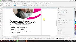 Membuat ID Card atau Name Tag dengan CorelDRAW #idcard06