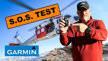 Garmin inReach Mini 2 SOS Test Call with Garmin / IERCC