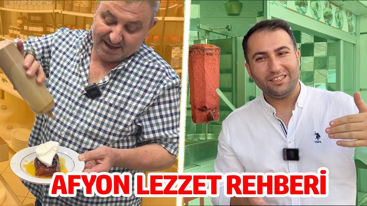 1 GÜNDE AFYON'DA NE YENİR? (90 Yıllık Lokanta, Kabakçı Halil Usta, Sucuk Döner) Afyon Lezzet Rehberi