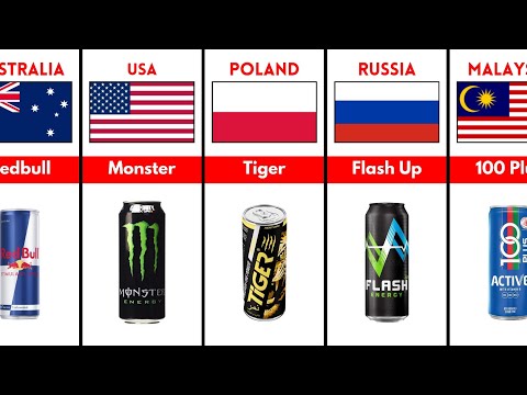 Energy Drinks From Every Country | Energy Drinks From Different Countries