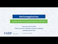 Anticoagulation: Evidence-Based Health Information Related to COVID-19