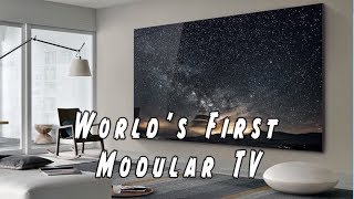 Worlds First Modular Tv The Wall