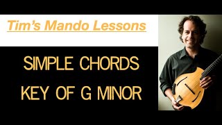 Simple Mando Chords G Minor