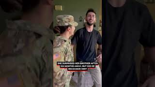 She Surprised Her Brother After 6 Months Away! 🥹❤️