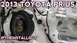 2013 toyota prius speaker removal and replacement install