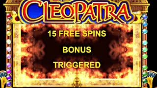 Cleopatra Paid This Free Spins Bonus Round In Seconds! Classic UK Slot 10p Gamer!